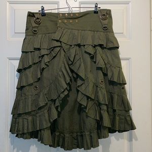 Skingraft LA vintage skirt/ utility skirt. XL adjustable
